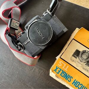 Ricoh SLX 500 camera&Auto Rikenon 1:2.8 50mm lens made in Japan